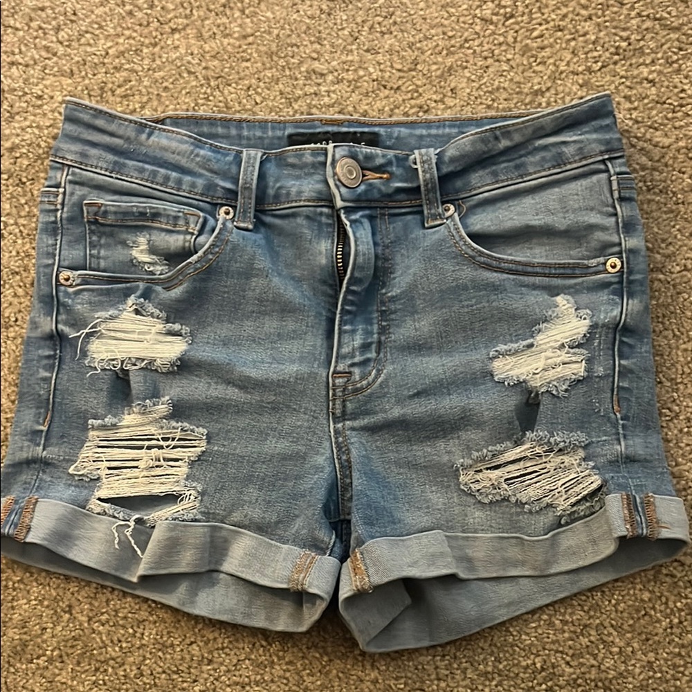 Aeropostale Distressed Denim Shorts